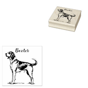 Personalised Beagle Rubber Stamp