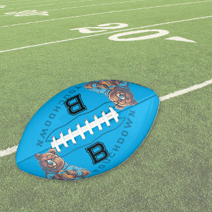 Personalised Bear Football