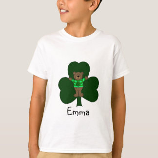 Personalised Bear & Shamrock T-shirt