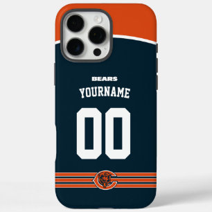 Personalised Bears Jersey American Football iPhone 16 Pro Max Case