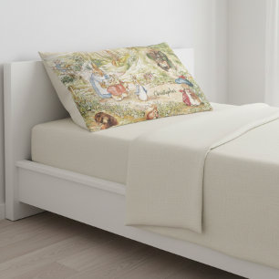 Personalised Beatrix Potter Friends Pillow Case