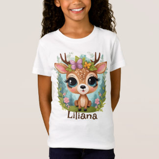 Personalised Beautiful Fawn T-Shirt: Graceful and T-Shirt