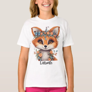 Personalised Beautiful Fox T-Shirt: Graceful and C T-Shirt