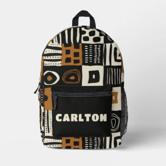 Personalised Beautiful Mud Cloth African Printed Backpack