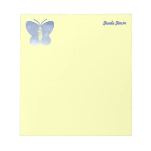 Personalised Beautiful Photo Butterfly Custom Pic Notepad