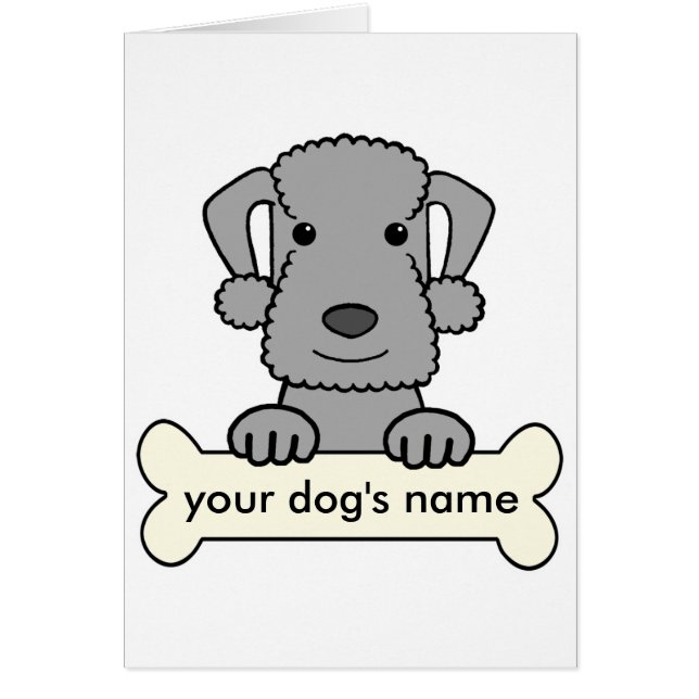 Personalised Bedlington Terrier (Front)
