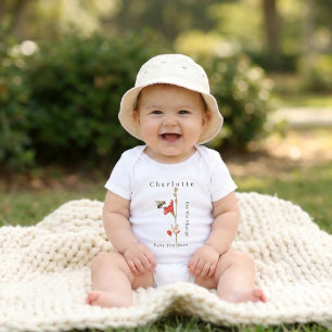 Personalised Bee The Change Baby Bodysuit
