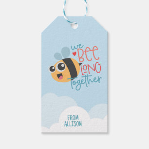 Personalised Bee Valentine Gift Tags