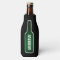 Personalised beer bottle cooler with custom name