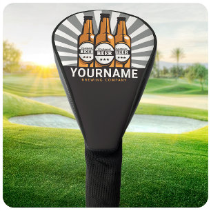 Personalised Beer Bottle Craft Brewing Company  Golf Head Cover