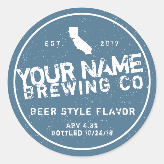 Personalised Beer Bottle Labels (Front)