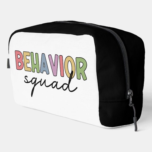 Personalised Behaviour Squad | Behaviour Therapist Dopp Kit (Right Corner)