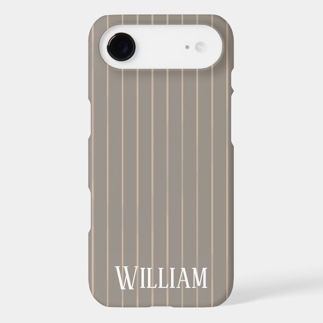 Personalised beige pinstripes (Back)