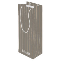 Personalised beige pinstripes