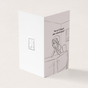 Personalised Belated anniversary greeting card