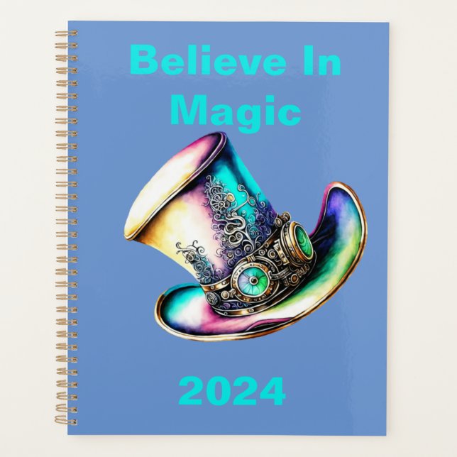 Personalised “Believe In Magic” 2024 Planner (Front)