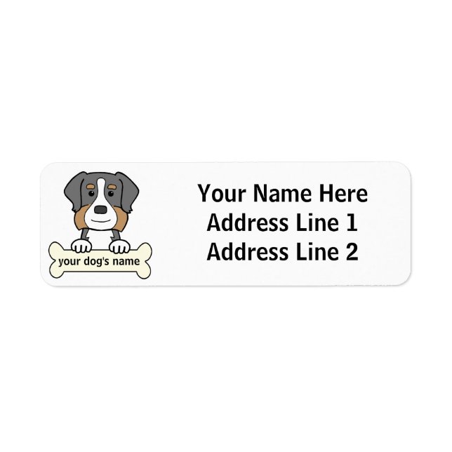 Personalised Bernese Mountain Dog (Front)