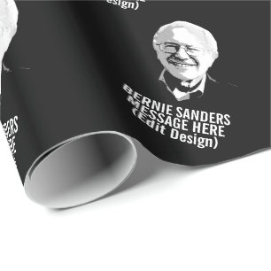 Personalised Bernie Sanders Wrapping Paper