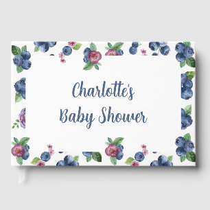 Personalised Berry Sweet Baby Shower Guest Book