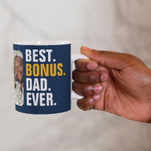 Personalised Best Bonus Dad Ever Stepfather Coffee Mug