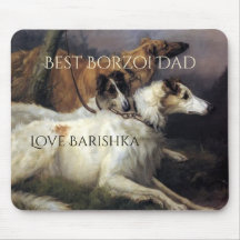 Personalised Best Borzoi Dad