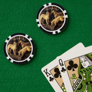 Personalised Best Borzoi Dad Poker Chips