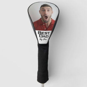 Personalised Best Dad By Par Fathers Day Golf Head Cover