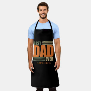 Personalised best Dad ever Apron