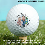 Personalised Best DAD Ever Custom Photo Titleist Golf Balls<br><div class="desc">Best Dad Ever ... Two of your favourite things , golf and your kids ! Now you can take them with you as you play 18 holes . Customise these golf balls with your child's favourite photo and name . Whether it's a father birthday, fathers day or Christmas, these dad...</div>
