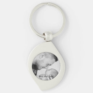 Personalised Best Dad Ever Key Ring