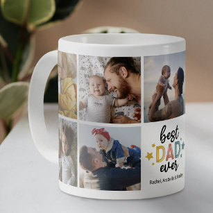 Personalised Best Dad Ever Photo Coffee Mug