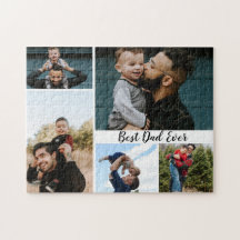 Personalised Best Dad Ever Photo Collage
