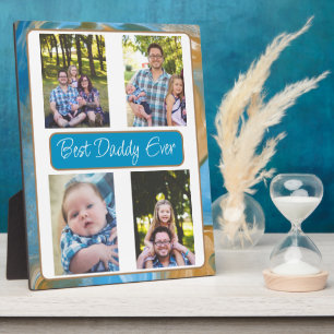 Personalised Best Dad Ever Photo Plaque