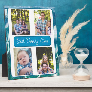 Personalised Best Dad Ever Photo Plaque