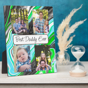 Personalised Best Dad Ever Photo Plaque