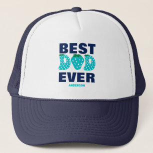 Personalised Best Dad Ever Strawberry Father's Day Trucker Hat