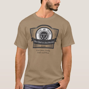 Personalised Best Dad in the Whole World T-Shirt