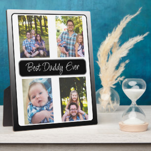 Personalised Best Daddy Ever Photo Plaque