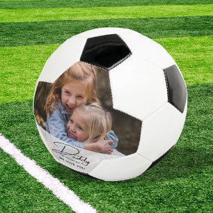 Personalised Best Daddy In The World Photo   Soccer Ball