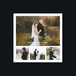 Personalised Best Day Ever 4 Photo Collage Canvas Print<br><div class="desc">Modern and elegant design printed Personalised Best Day Ever 4 Photo Collage Canvas Print that can be customised with your text. Check out the Graphic Art Design store for other products that match this design!</div>