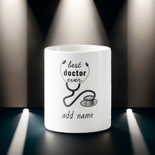 Personalised Best Doctor Ever Thank You Physician Coffee Mug