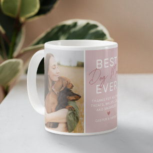 Personalised “Best Dog Mum Ever” Photo Coffee Mug