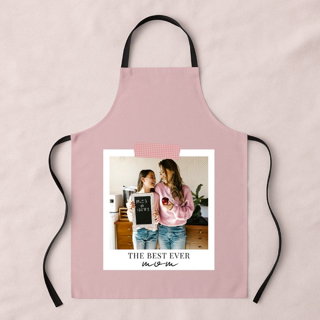 Personalised Best Ever Mum Photo | Pink Apron (Creator Uploaded)