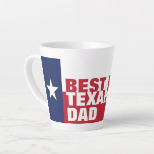 Personalised Best Ever TEXAN DAD Latte Mug