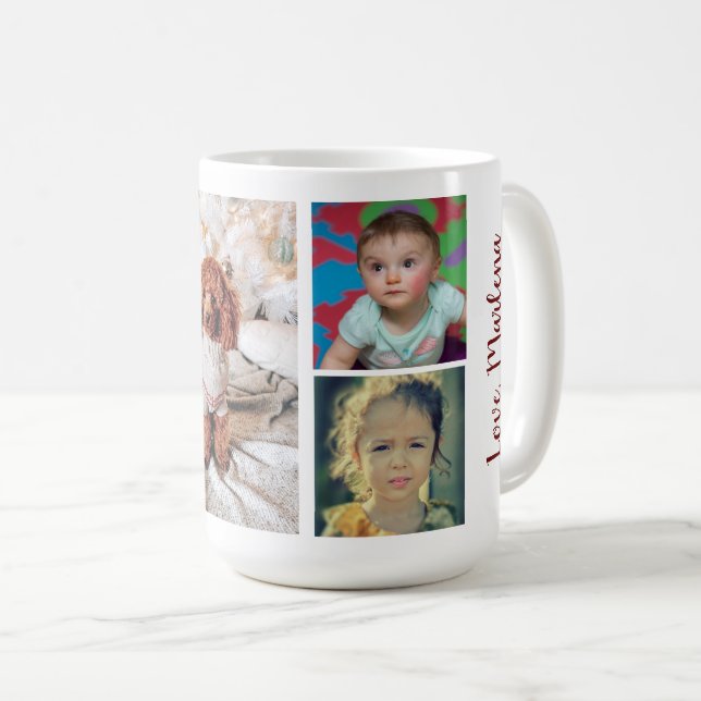 Personalised Best Family Ever  Coffee Mug (Front Right)