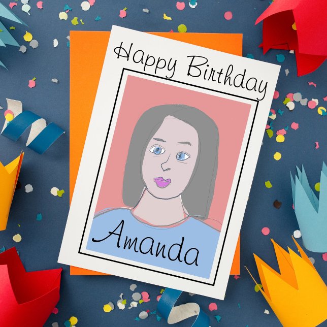 Personalised Best Friend Avatar Birthday  Card (Creator Uploaded)