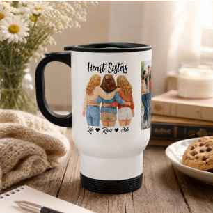 Personalised Best Friend Photo Friendship Day Travel Mug