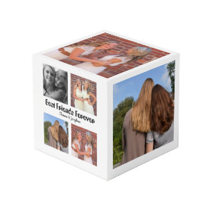 Personalised Best friends forever 4 photo collage Cube