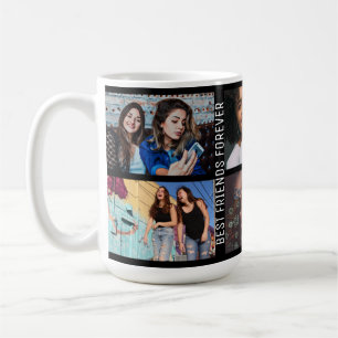 Personalised Best Friends Forever 6 Photo Custom Coffee Mug