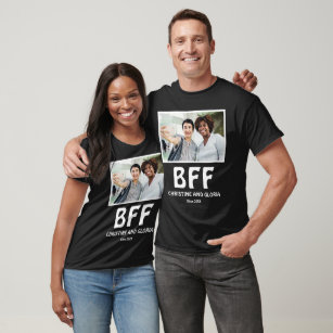 Personalised best friends forever bff photo T-Shirt